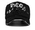 MZ hats |Rico o mu3rto| Ying yang ,color black and white