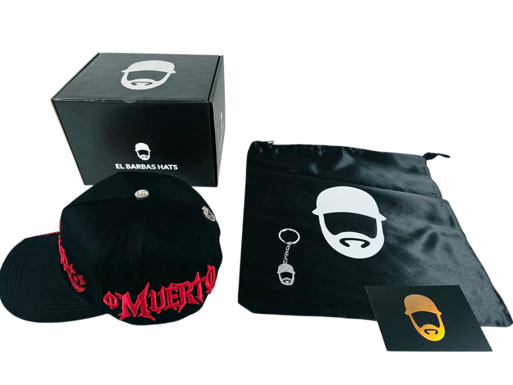 Barbas hats X rico o Mu3rto |Bloodline| Full set [hat ,box , dust cover, card and keychain] Box Premium Limited Edition