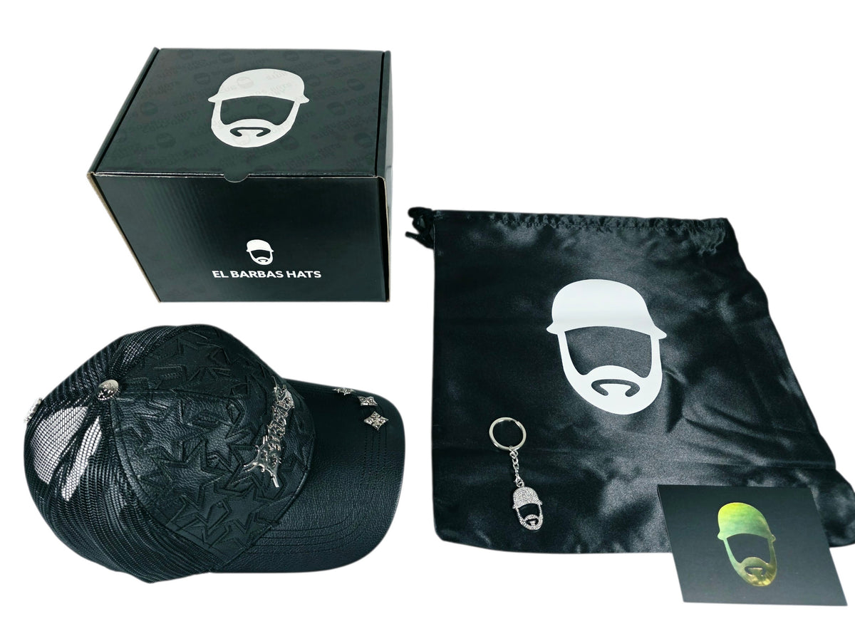 Barbas hats X rico o Mu3rto |All star | Full set [hat ,box , dust cover, card and keychain] Box Premium Limited Edition