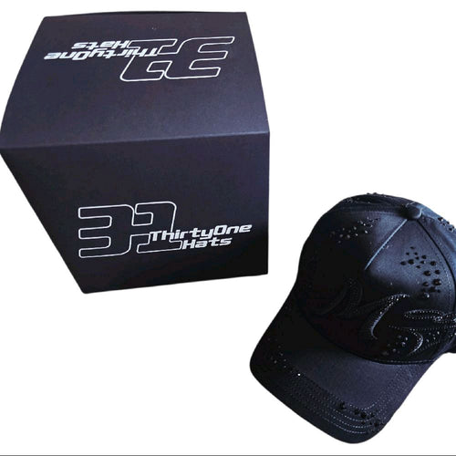 31 Hats X El Mago “Total Black” [ Hat And Box ]