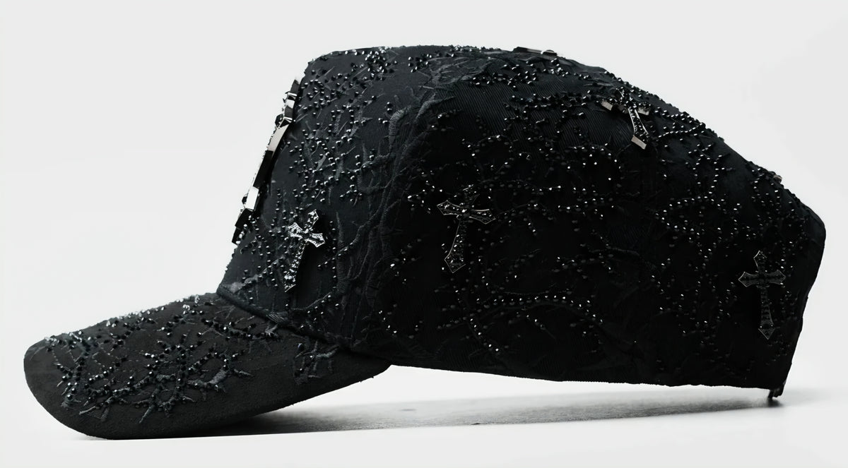 AB HATS NY Thorned Total Black
