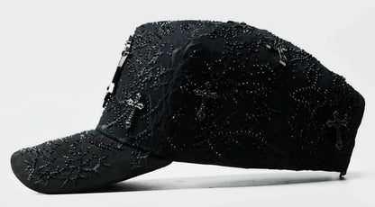 AB HATS NY Thorned Total Black