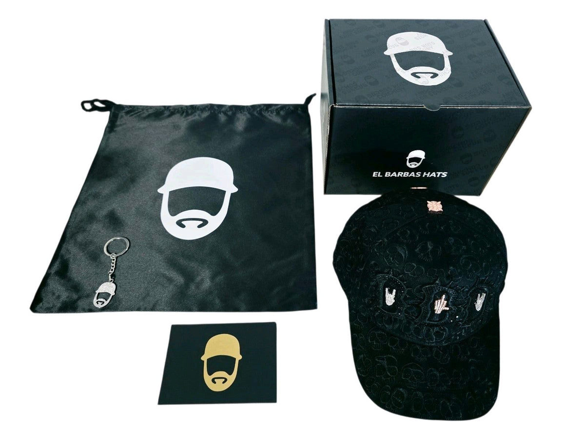 Barbas Hats Good & Evil “BBB Hand Skull" FULL SET Box Premium Limited Edition