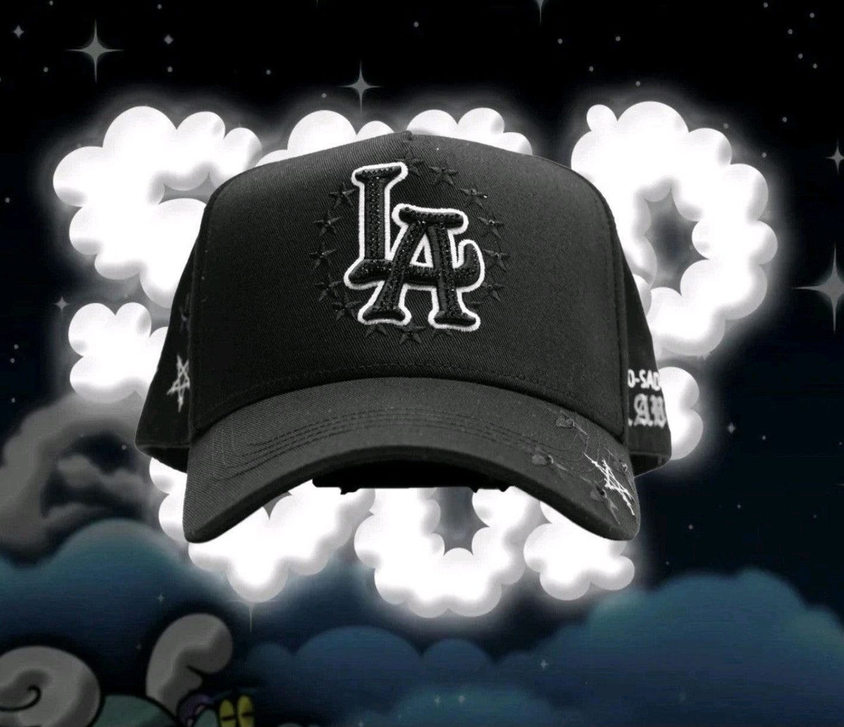 Dandy Hats X Sad Boyz II Clave Ali II Junior H Hat LimitedEdition, Black