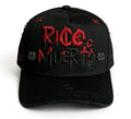 Rico O Muerto-MZ hats - LimitedEd Edition,  Black And Red
