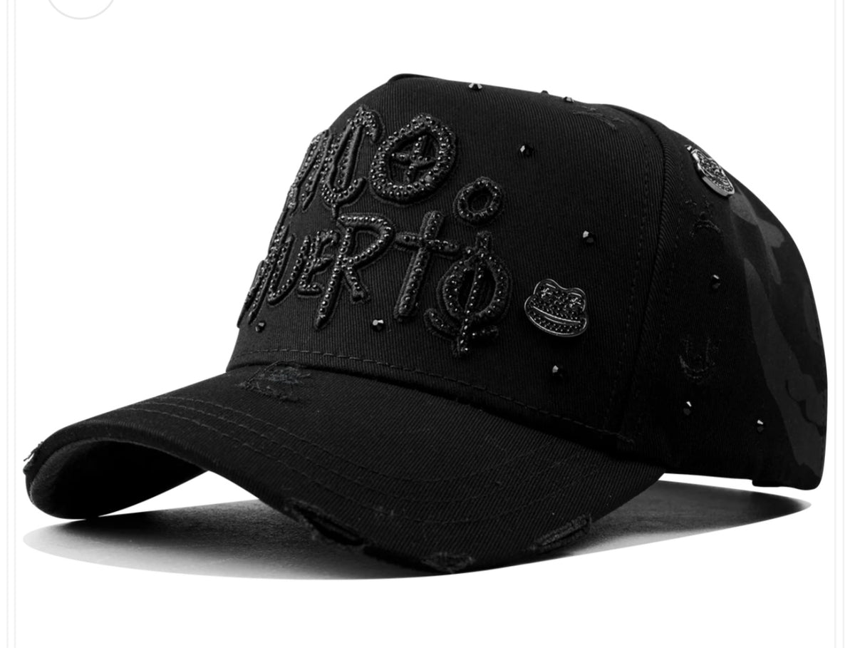 MZ hats |Rico o mu3rto| Total Black