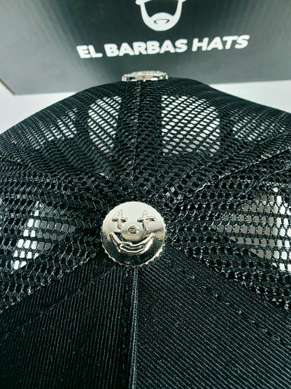 Barbas hats X rico o Mu3rto |RICH LIFE BLACK| Full set [hat ,box , dust cover, card and keychain] Box Premium Limited Edition