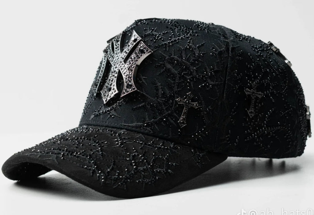 AB HATS NY Thorned Total Black