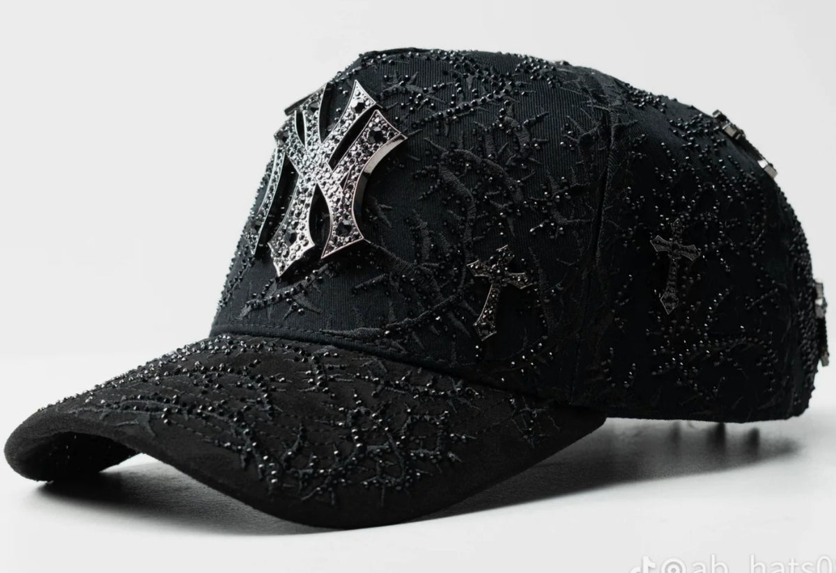 AB HATS NY Thorned Total Black