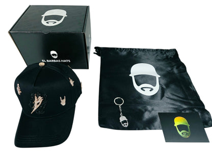Barbas hats X rico o Mu3rto |B SKULL| Full set [hat ,box , dust cover, card and keychain] Box Premium Limited Edition