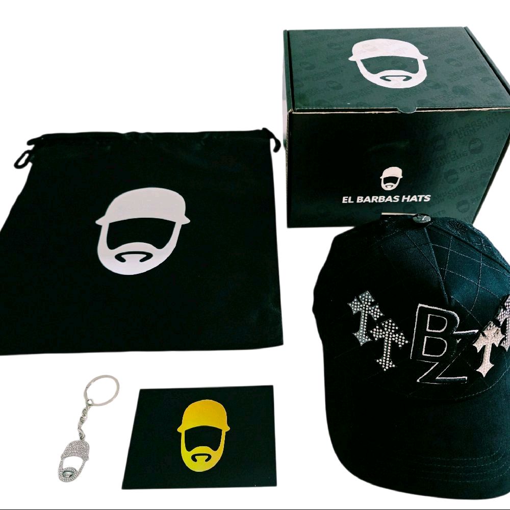 Gorra Barbas Hats-baez Chrome V- FULL SET Box Premium Limited Edition