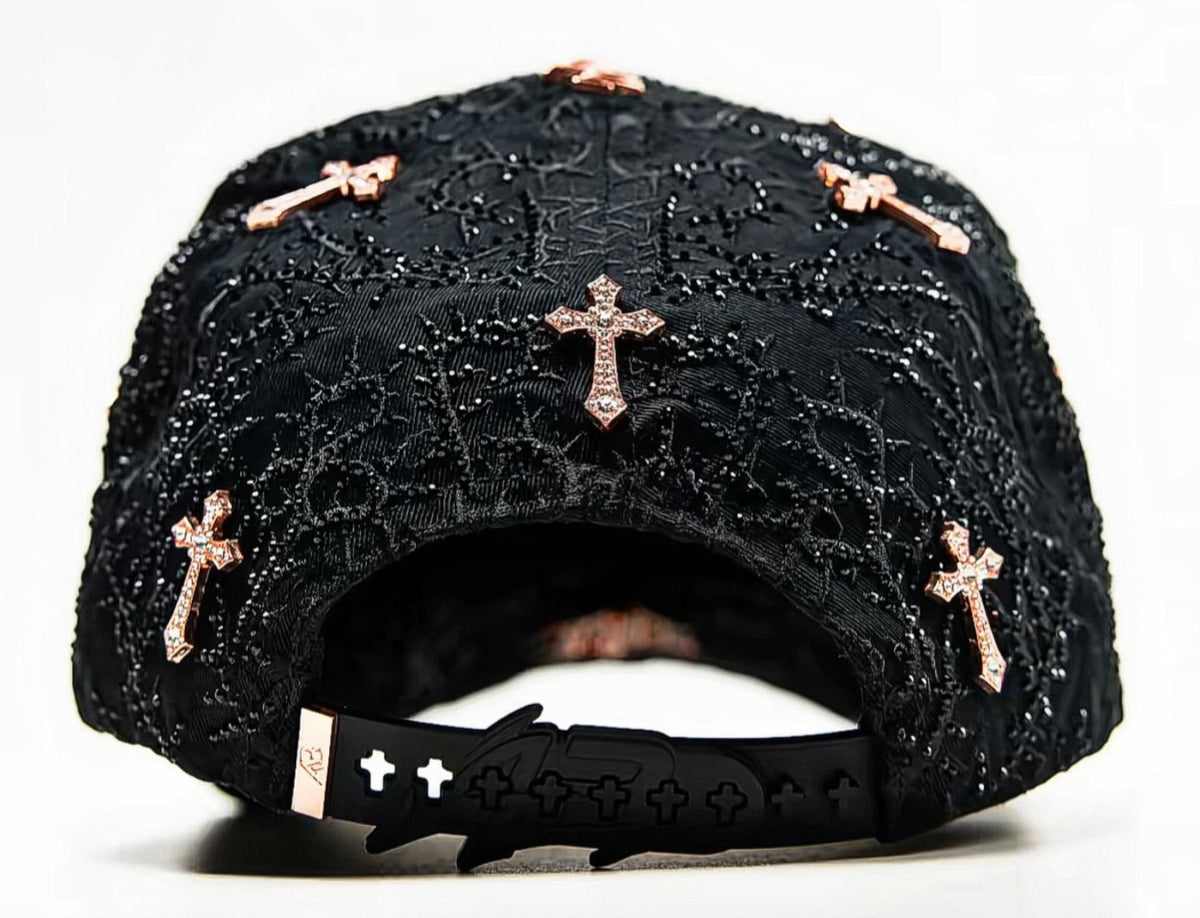 AB hats - NY thorned gold