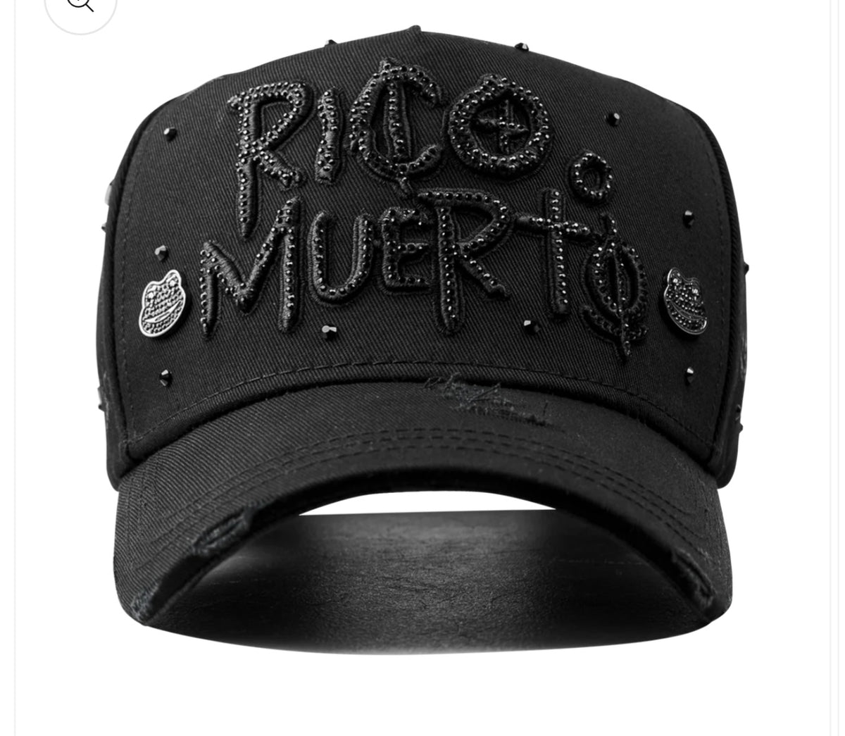 MZ hats |Rico o mu3rto| Total Black