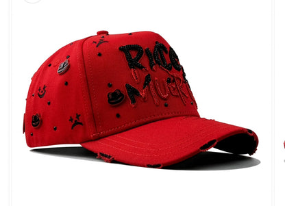 MZ hats |Rico o mu3rto| Color rojo