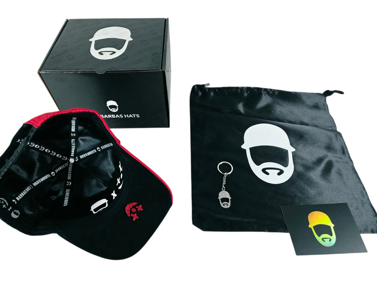 Barbas hats X rico o Mu3rto |Bloodline| Full set [hat ,box , dust cover, card and keychain] Box Premium Limited Edition