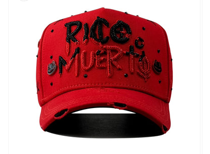 MZ hats |Rico o mu3rto| Color rojo